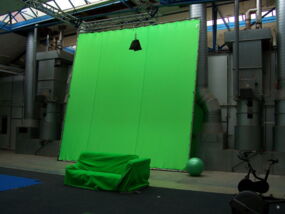 Green Screen montiert